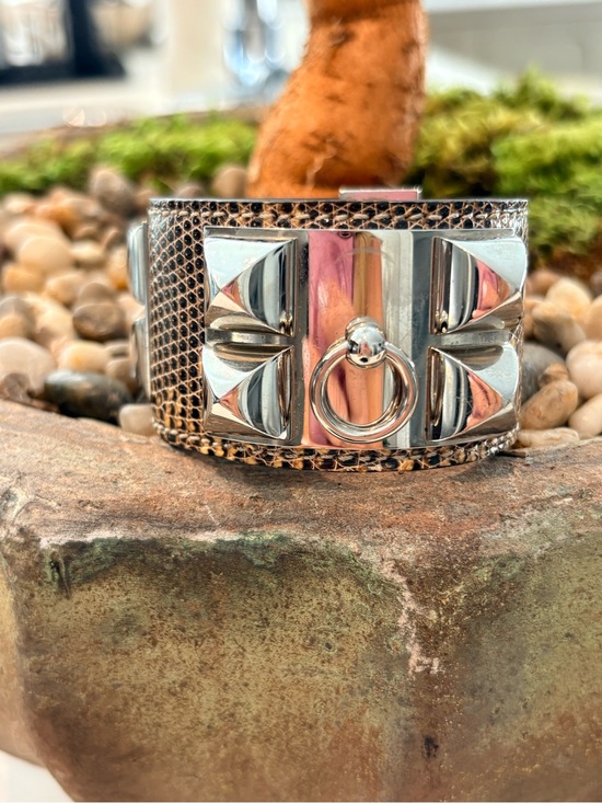 Hermes Jewelry - Collier de Chien Lizard bracelet